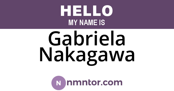 Gabriela Nakagawa