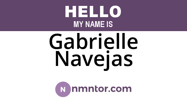 Gabrielle Navejas