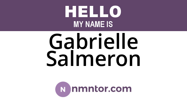 Gabrielle Salmeron