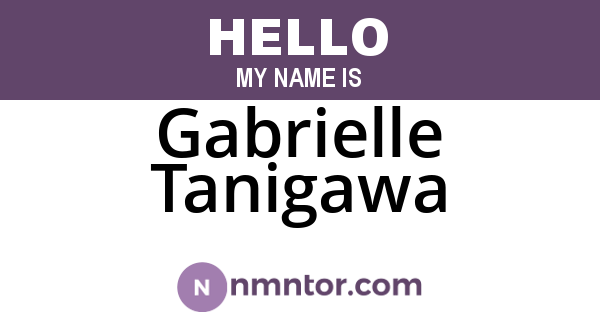 Gabrielle Tanigawa