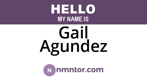 Gail Agundez