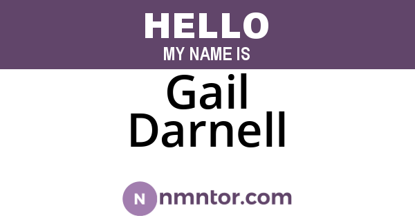 Gail Darnell