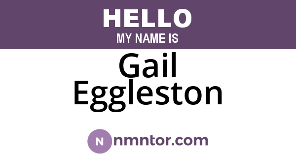 Gail Eggleston