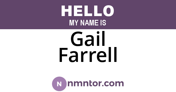 Gail Farrell
