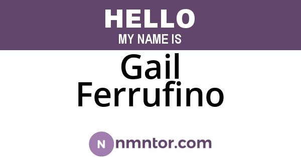 Gail Ferrufino