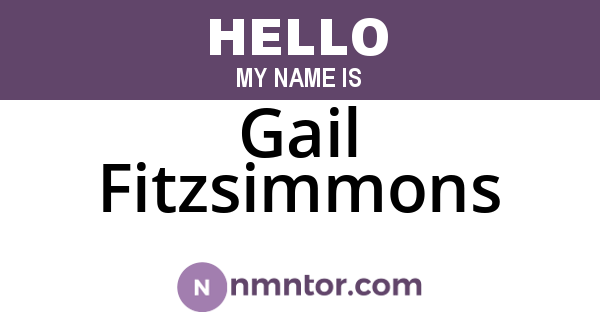 Gail Fitzsimmons