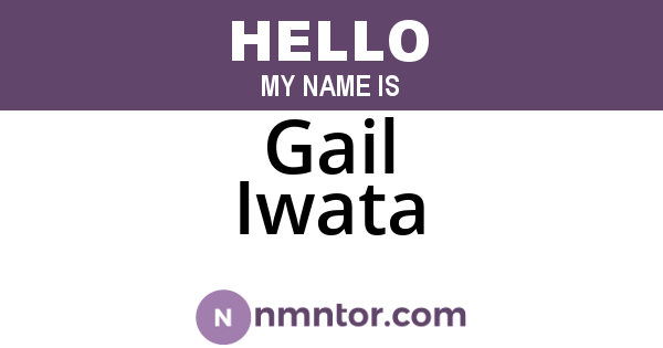 Gail Iwata