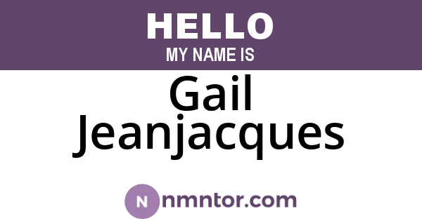 Gail Jeanjacques