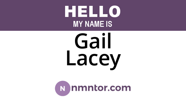Gail Lacey