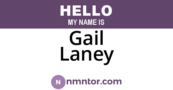 Gail Laney