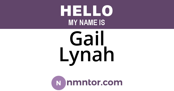 Gail Lynah
