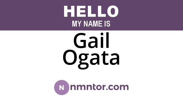 Gail Ogata