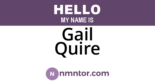 Gail Quire