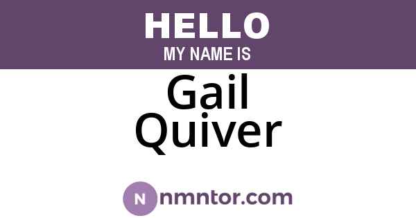 Gail Quiver