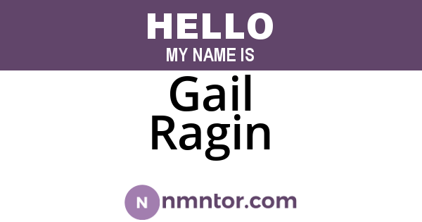 Gail Ragin