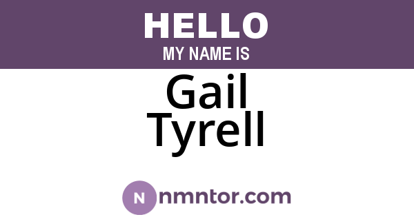 Gail Tyrell