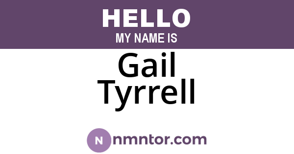 Gail Tyrrell