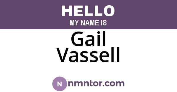 Gail Vassell