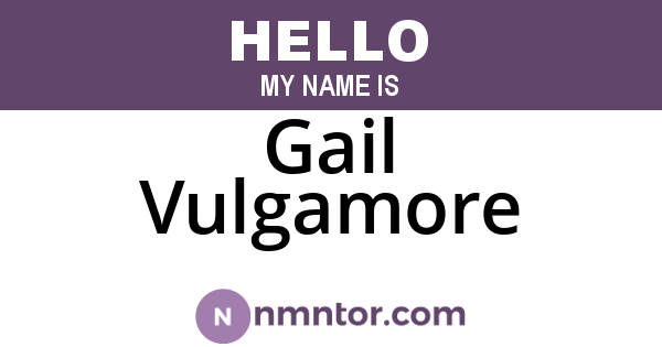 Gail Vulgamore