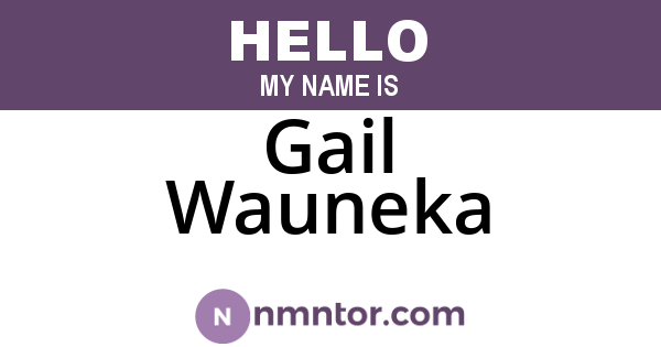 Gail Wauneka