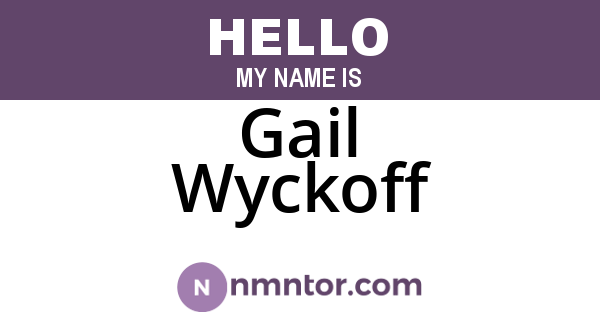 Gail Wyckoff
