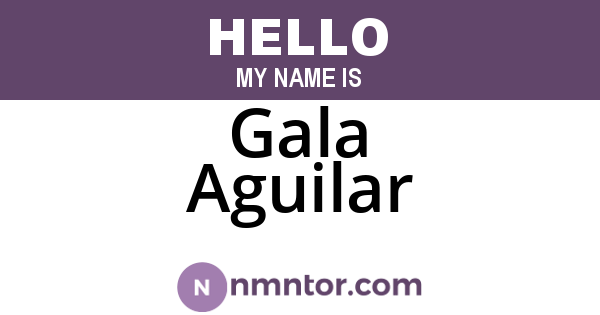 Gala Aguilar