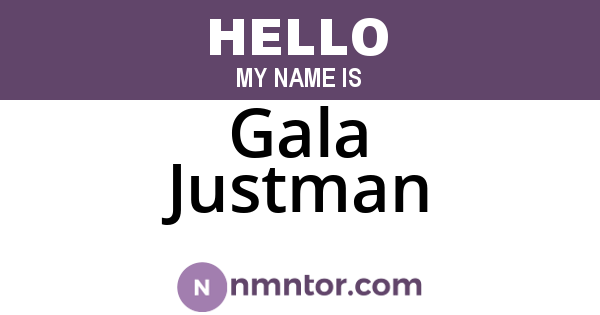 Gala Justman