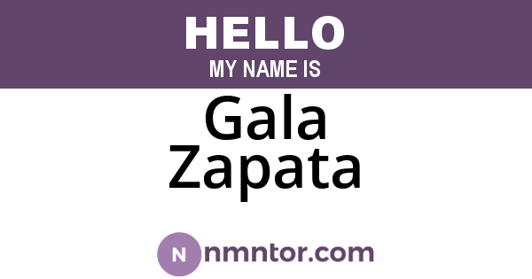 Gala Zapata