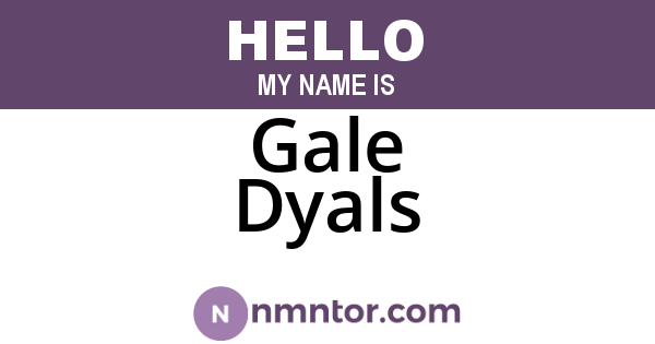 Gale Dyals