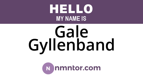 Gale Gyllenband