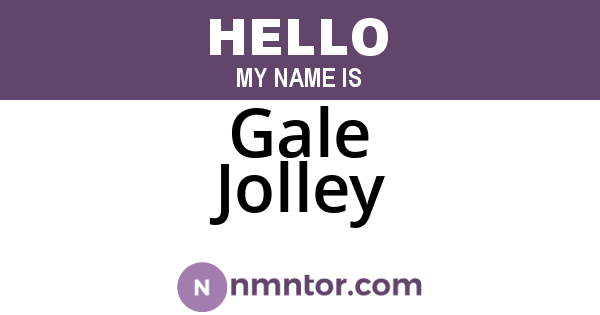 Gale Jolley