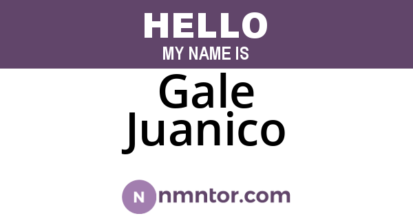 Gale Juanico