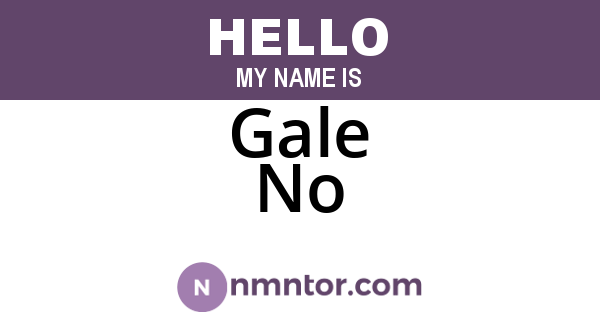Gale No