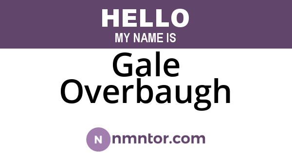 Gale Overbaugh