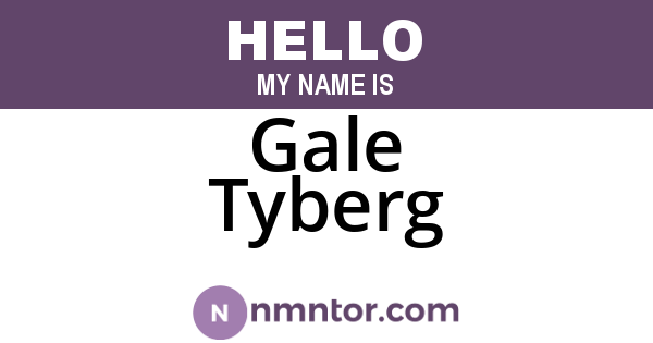 Gale Tyberg