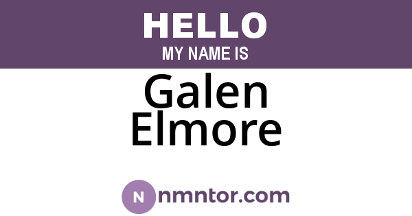 Galen Elmore