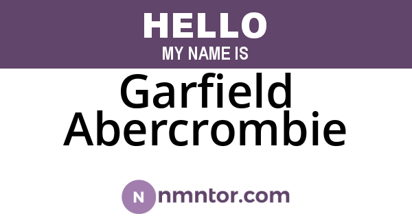 Garfield Abercrombie