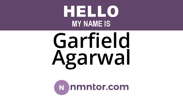 Garfield Agarwal