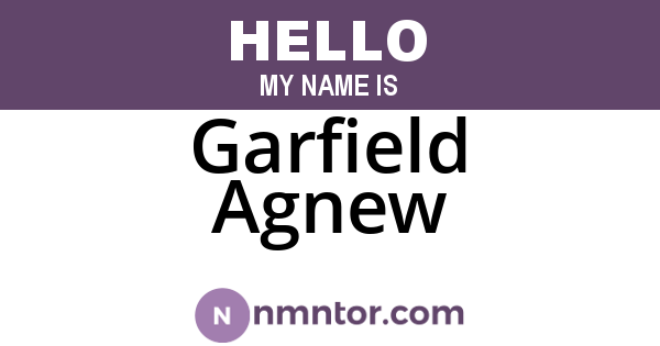 Garfield Agnew