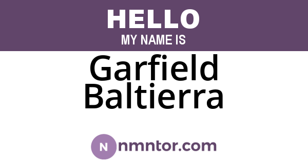 Garfield Baltierra