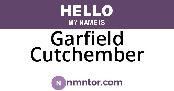 Garfield Cutchember