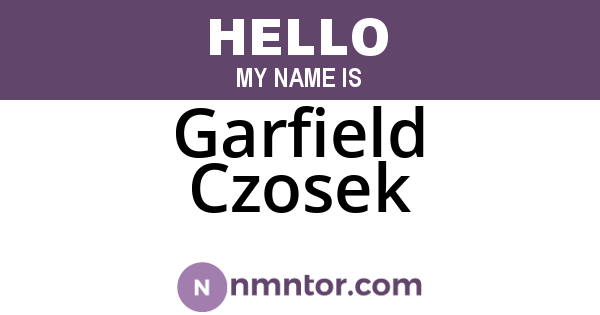 Garfield Czosek