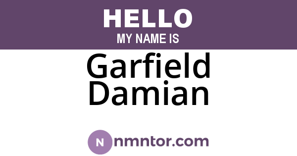 Garfield Damian