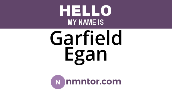 Garfield Egan