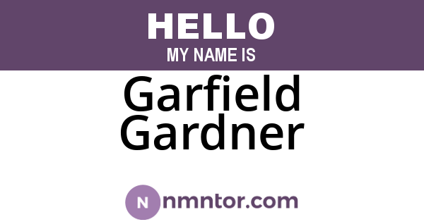 Garfield Gardner