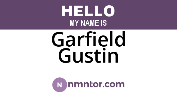 Garfield Gustin