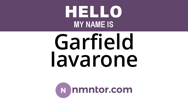 Garfield Iavarone