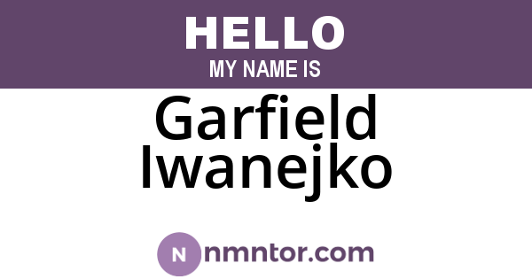 Garfield Iwanejko