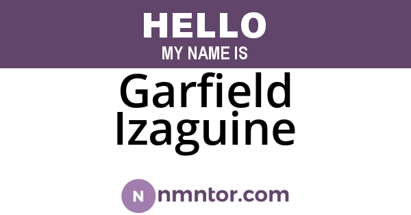 Garfield Izaguine