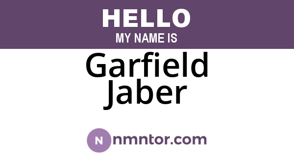 Garfield Jaber